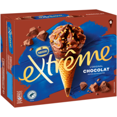 EXTREME Cône glacé au chocolat 6 pièces 426g
