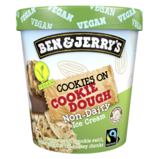 BEN & JERRY'S Crème glacée végan cookie dough   1 pot 406g