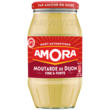AMORA Moutarde de Dijon fine et forte fabriqué en France en bocal 440g