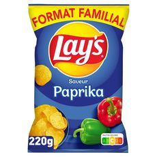 LAY'S Chips saveur paprika maxi format 220g
