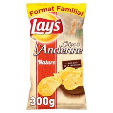 LAY'S Chips à l'ancienne nature 300g