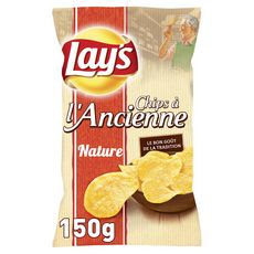 LAY'S Chips à l'ancienne nature 150g
