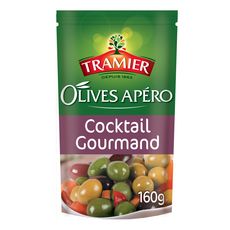 TRAMIER Olives apéro cocktail gourmand 160g