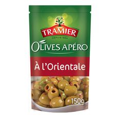 TRAMIER Olives apéro à l'orientale au piment doux 150g