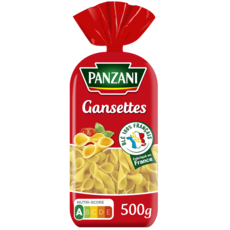 PANZANI Gansettes filière blé responsable français 500g
