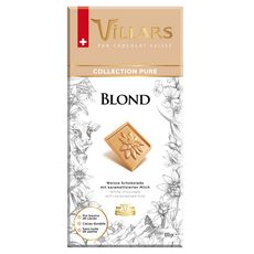 VILLARS Tablette de chocolat blond dégustation 1 pièce 100g