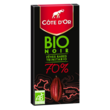 COTE D'OR Tablette de chocolat noir bio 70% fèves rares trinitario 1 pièce 90g