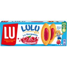 LU Lulu la barquette biscuits à la framboise 18 biscuits 120g