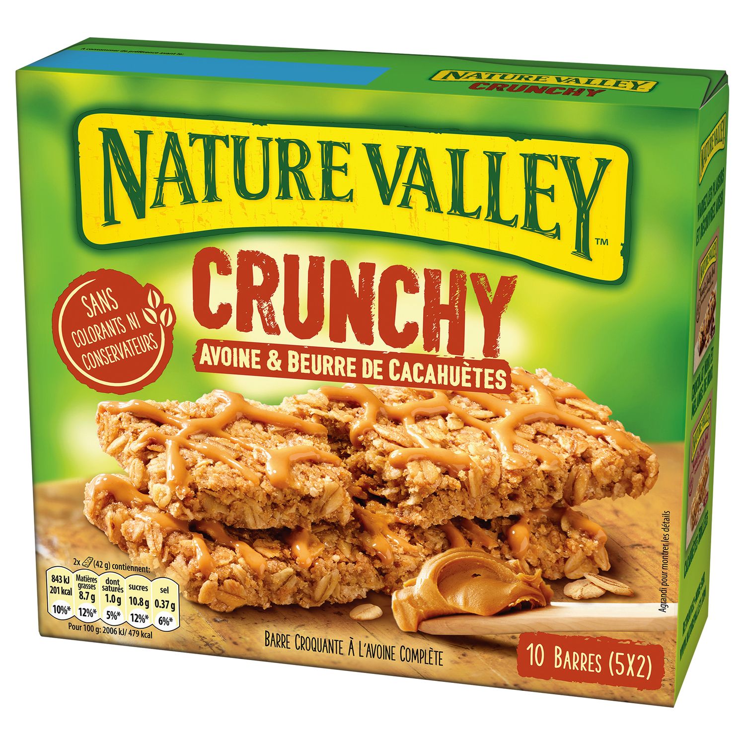 NATURE VALLEY Protein barres de céréales cacahuètes et chocolat 4