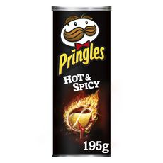PRINGLES Chips tuiles hot & spicy 195g