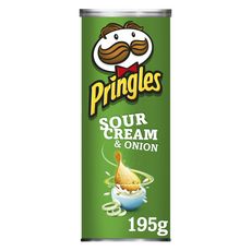 PRINGLES Chips tuiles crème et oignon 195g