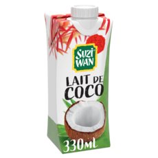 SUZI WAN Lait de coco brique refermable 330ml