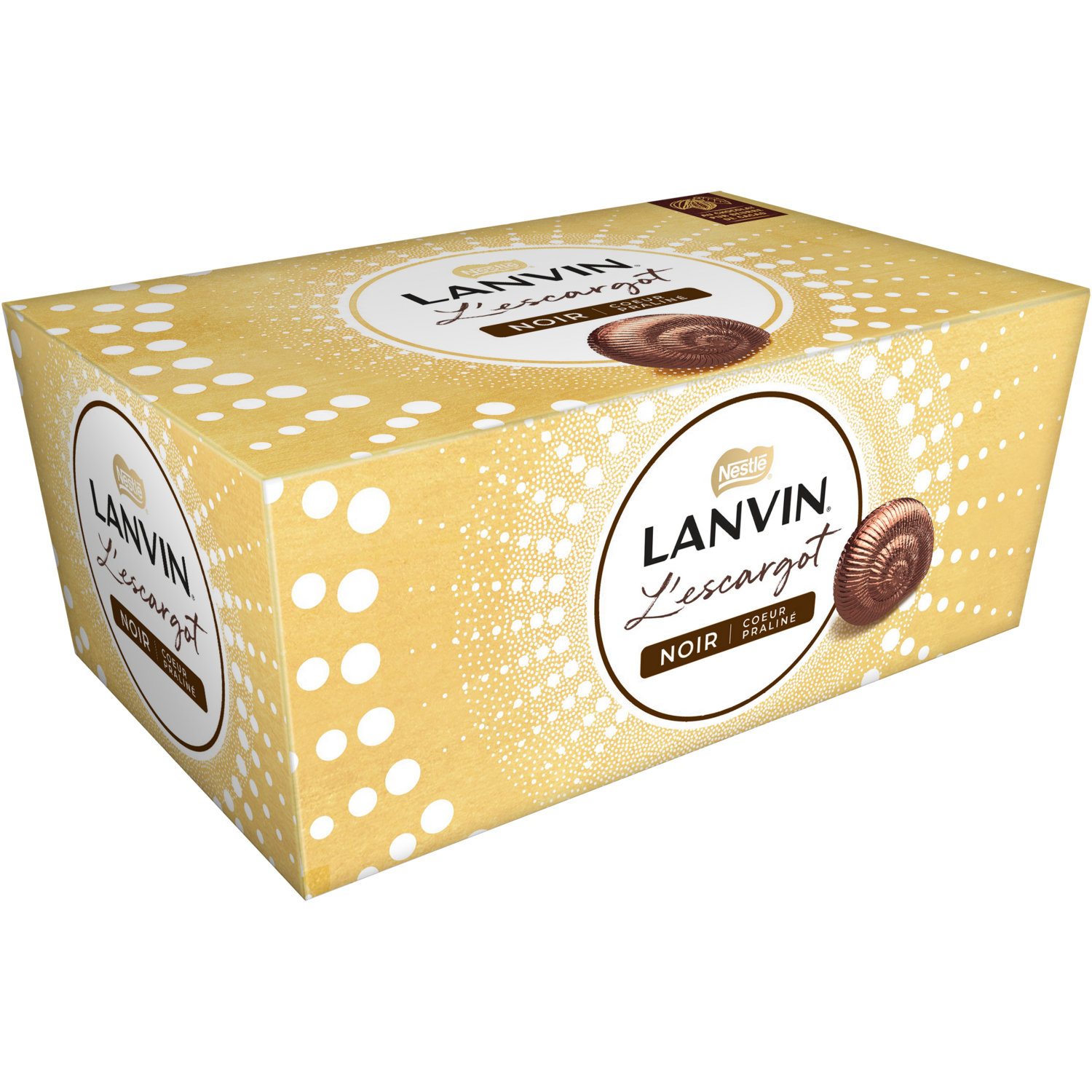 Lanvin - Escargots Chocolat au Lait, Blanc, Noir - 362g : :  Epicerie