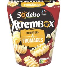 SODEBO Xtrem Box Radiatori 4 fromages sans couverts 1 portion 400g