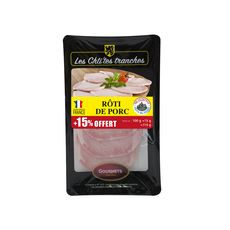 LES CHTI'TES TRANCHES Rôti de porc 100g+15g offert 115g