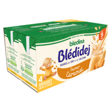 BLEDINA Blédidej céréales lactées au caramel dès 9 mois  4x250ml