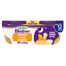 Bledina Blediner Bol Potiron Panais Boulghour Des 12 Mois 2x0g Pas Cher A Prix Auchan