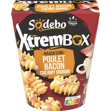 SODEBO Box radiatori poulet bacon sans couverts 1 portion 400g