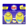 SUN Désodorisant lave-vaisselle citron 120 doses Duo pack 2x60