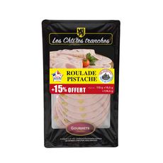 LES CHTI'TES TRANCHES Roulade pistache 110g+15% offert 126.5g