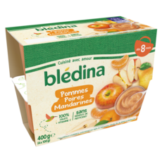 Auchan Baby Bio Petit Pot Dessert Pomme Poire Des 4 Mois 4x100g Pas Cher A Prix Auchan