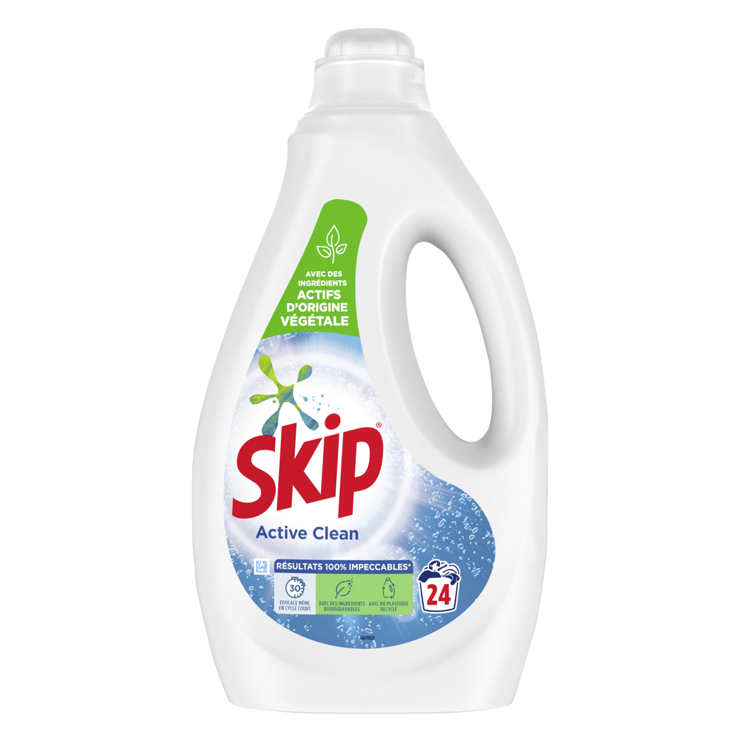 SKIP Skip lessive diluée active clean 25 lavages pas cher 