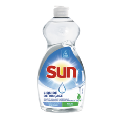 SUN Liquide de rinçage lave-vaisselle Ecolabel vinaigre blanc 500ml