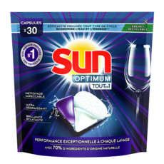 SUN Capsules lave-vaisselle optimum tout en 1 30 capsules