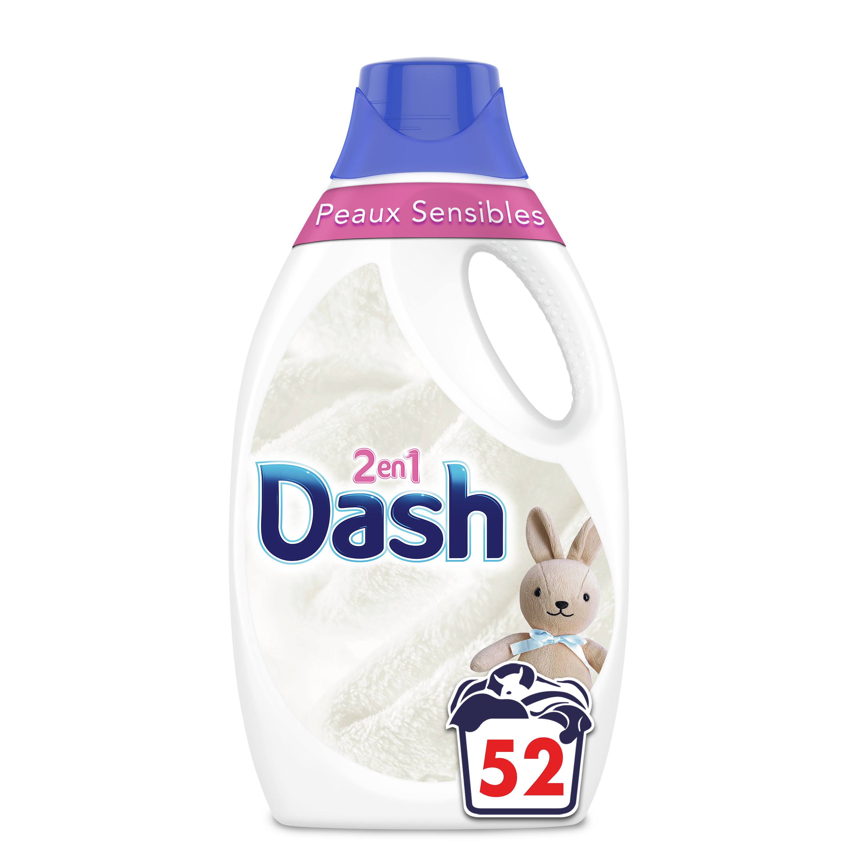 Dash 2en1 Lessive Liquide Peaux Sensibles 46 Lav…