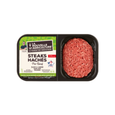 LA NOUVELLE AGRICULTURE Steaks Hachés pur bœuf 15% MG 2x125g