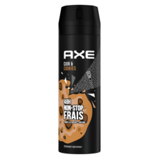 AXE Déodorant spray homme 48h cuir & cookies 200ml