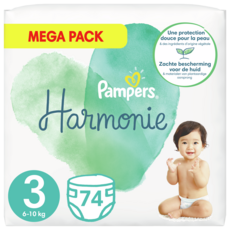 PAMPERS Harmonie Taille 3 - 80 Couches