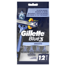 GILLETTE Blue 3 rasoirs jetables 12 rasoirs