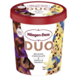HAAGEN DAZS Duo Crème glacée chocolat Belge et vanille  350g