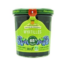 LES COMTES DE PROVENCE Confiture de myrtilles bio 350g