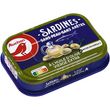AUCHAN Sardines à l'huile d'olive vierge extra sans peau sans arêtes 100g