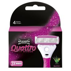 WILKINSON Quattro For Women Recharges lames de rasoir 3 recharges 