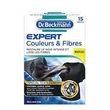 DR BECKMANN Lingettes expert noir couleurs et fibres 15 lingettes