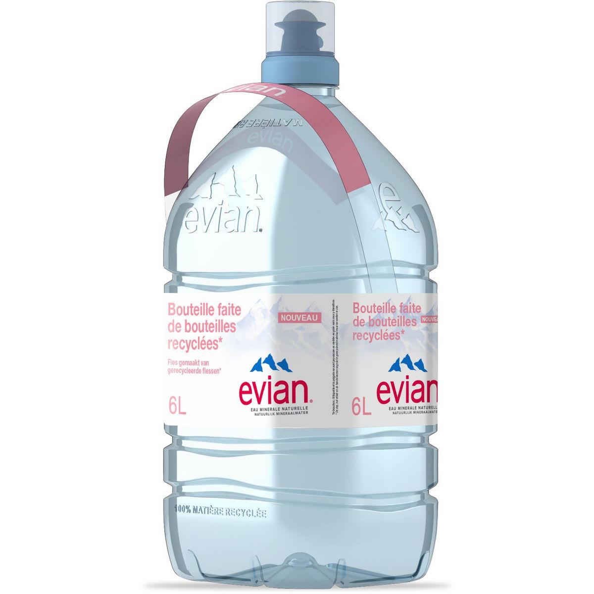 evian eau minerale naturelle plate 6l pas cher a prix auchan