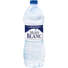MONT BLANC Eau minérale naturelle du Mont Blanc 1l pas cher à prix Auchan