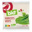 AUCHAN BIO Haricots verts fins 3 portions 600g