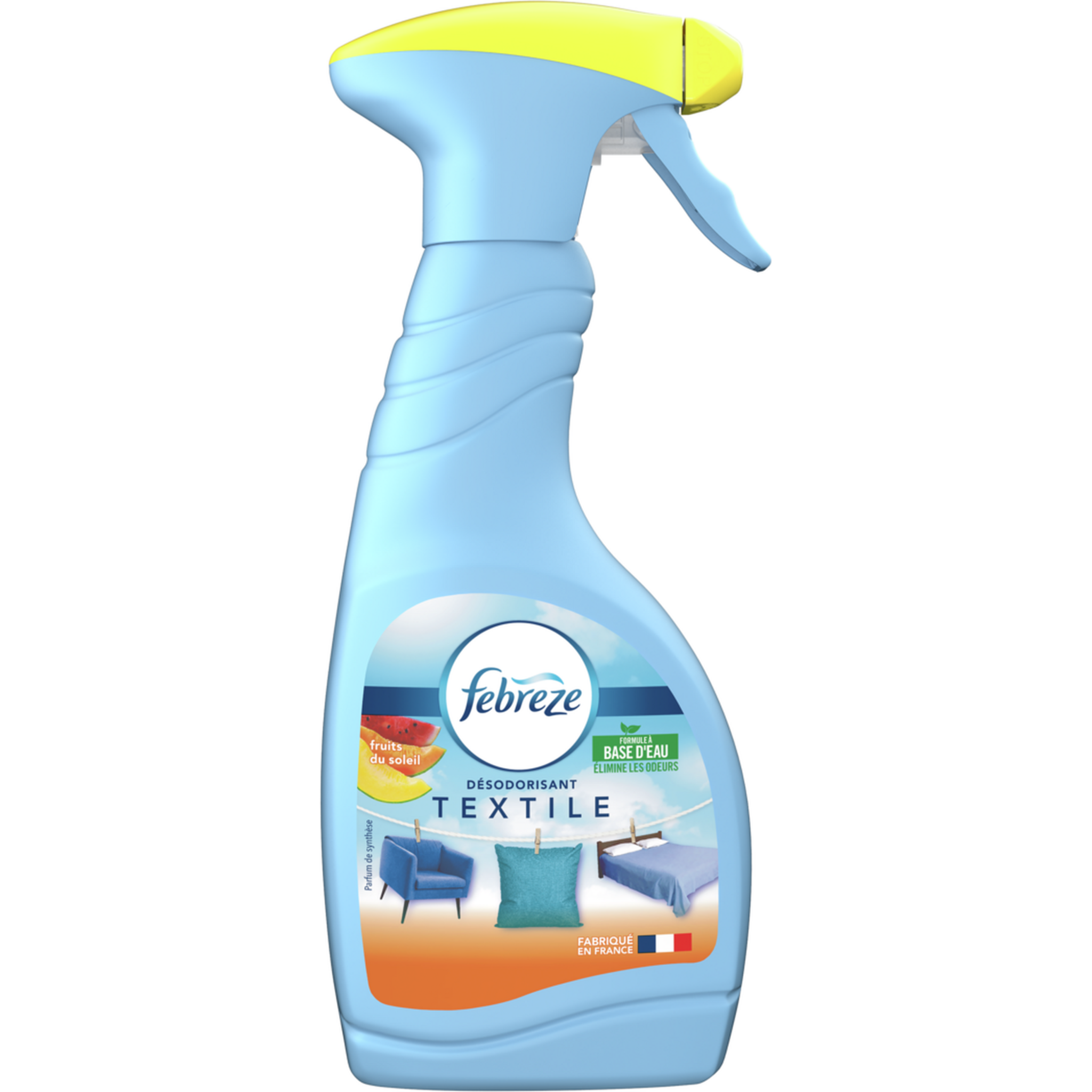 AUCHAN Spray désodorisant textile anti-odeurs 500ml pas cher 