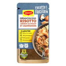 MAGGI Préparation pour risotto crémeux au poulet et champignons 2/3 portions 65g