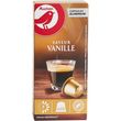 AUCHAN Capsules de café vanille intensité 7 compatibles Nespresso 10 capsules 52g