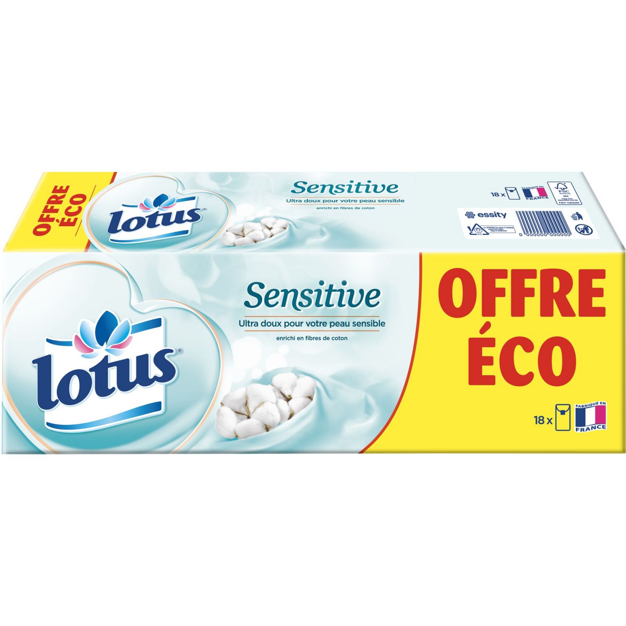 Boîte Mouchoirs Lotus Sensitive - Lotus