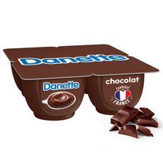 DANETTE Crème dessert chocolat 4x125g