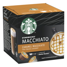 STARBUCKS Capsules de café caramel macchiato compatibles Dolce Gusto 2X6 capsules 127g