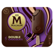 MAGNUM Bâtonnet glacé double chocolat 4 pièces 276g