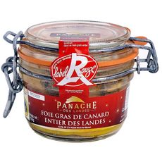 PANACHE DES LANDES Foie gras entier de canard des Landes Label Rouge 120g