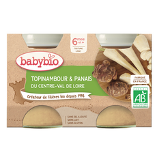 Babybio Petit Pot Topinambour Et Panais Bio Des 8 Mois 2x130g Pas Cher A Prix Auchan